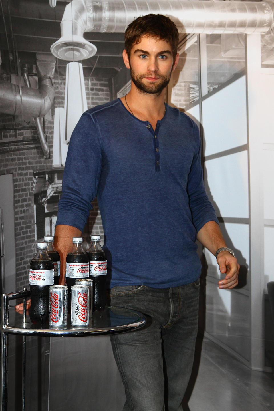 Chace Crawford Greets Fans At A Diet Coke Promo